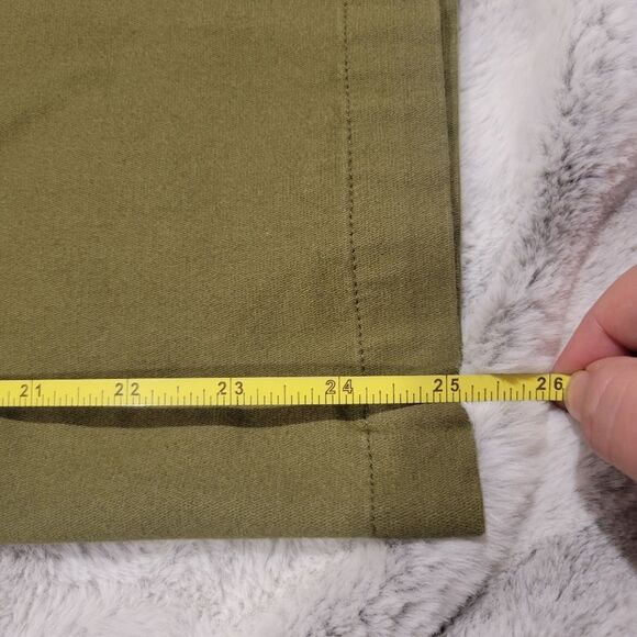 Ava & Viv High Rise Wide-leg crop pants, green size 17, NWT - Picture 9 of 11